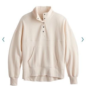 COPY - Juniors SO quarter snap fleece sweatshirt